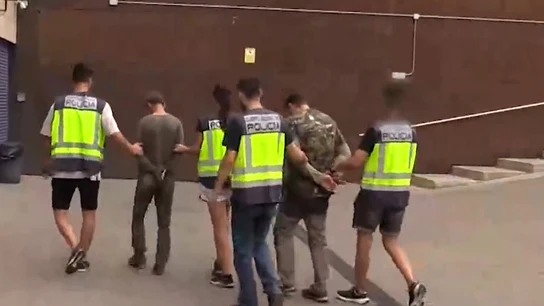 Dos de los cuatro detenidos que trataron de boicotear La Vuelta Dos de los cuatro detenidos que trataron de boicotear La Vuelta