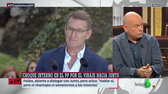 La advertencia de Gabriel Sanz sobre el cambio de actitud de Feijóo con Junts: "Puede tener un coste a la inversa" La advertencia de Gabriel Sanz sobre el cambio de actitud de Feijóo con Junts: "Puede tener un coste a la inversa"