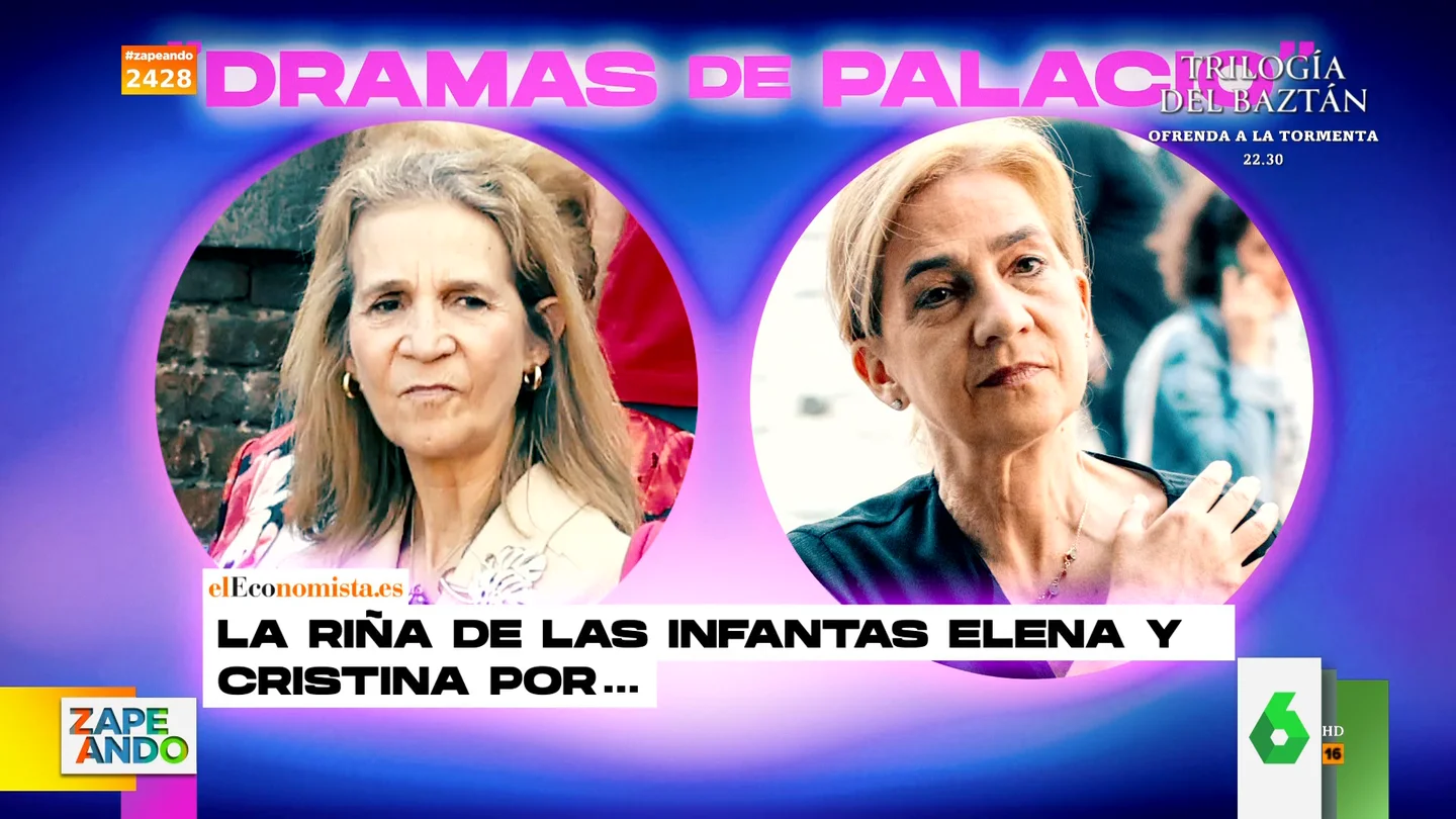 La razón del supuesto enfado entre las infantas Elena y Cristina, según varios medios La razón del supuesto enfado entre las infantas Elena y Cristina, según varios medios