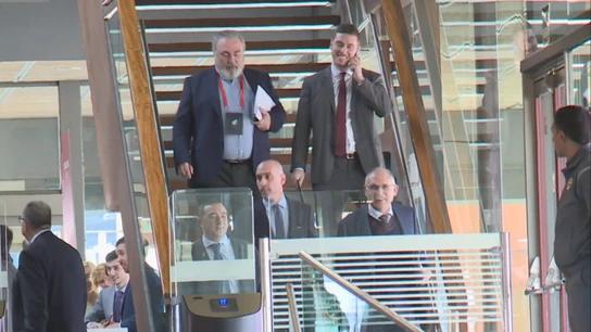 Imagen de archivo en la que aparecen Luis Rubiales, presidente de la RFEF, y su tío y jefe de gabinete, Juan Rubiales. Imagen de archivo en la que aparecen Luis Rubiales, presidente de la RFEF, y su tío y jefe de gabinete, Juan Rubiales.