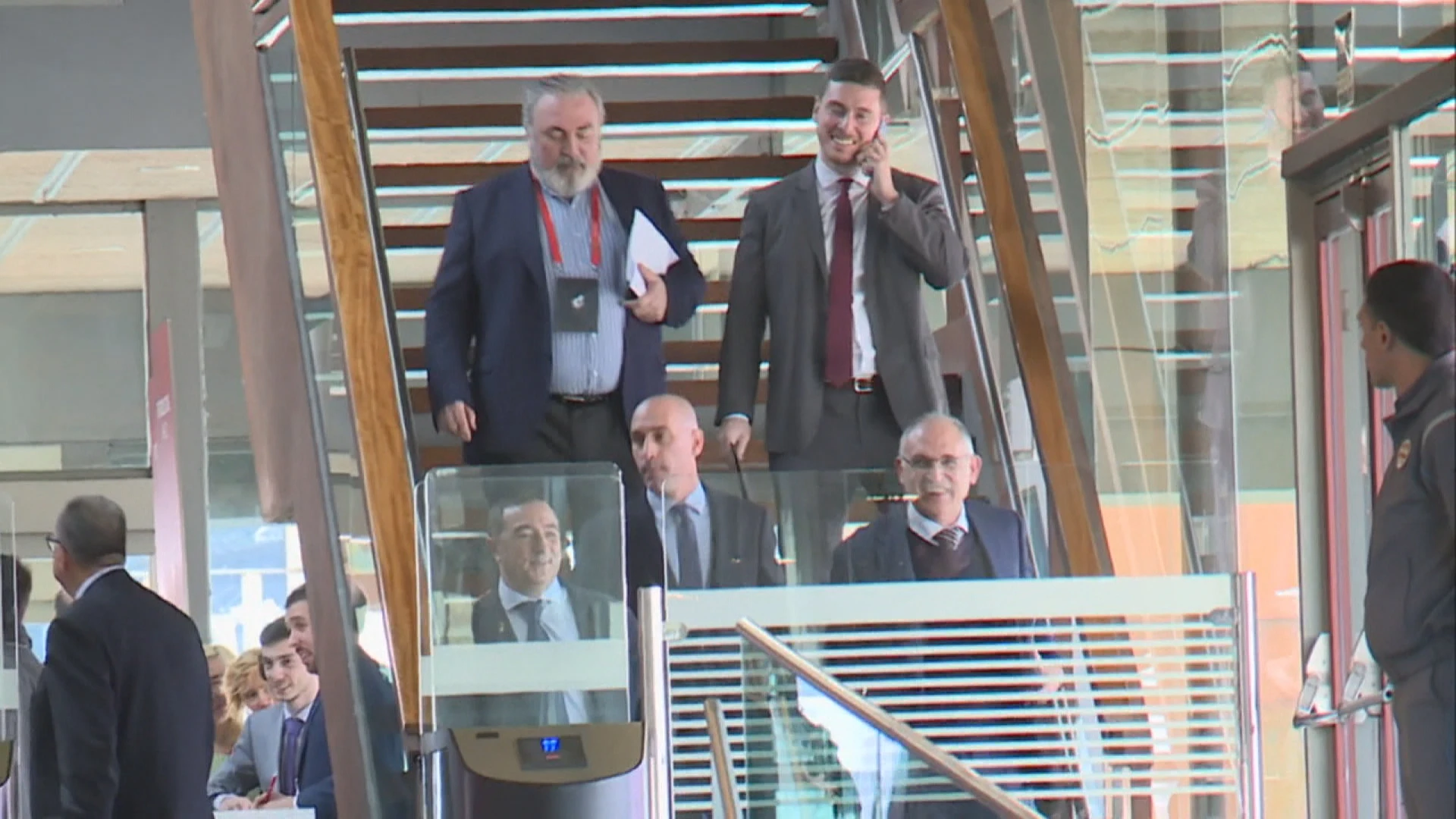 Imagen de archivo en la que aparecen Luis Rubiales, presidente de la RFEF, y su tío y jefe de gabinete, Juan Rubiales.