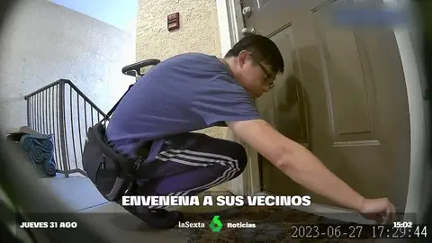 Un hombre envenena a sus vecinos inyectando bajo su puerta una sustancia compuesta de opiáceos 