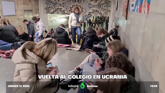 Ucrania prepara aulas subterráneas para la segunda vuelta al colegio en plena guerra Ucrania prepara aulas subterráneas para la segunda vuelta al colegio en plena guerra