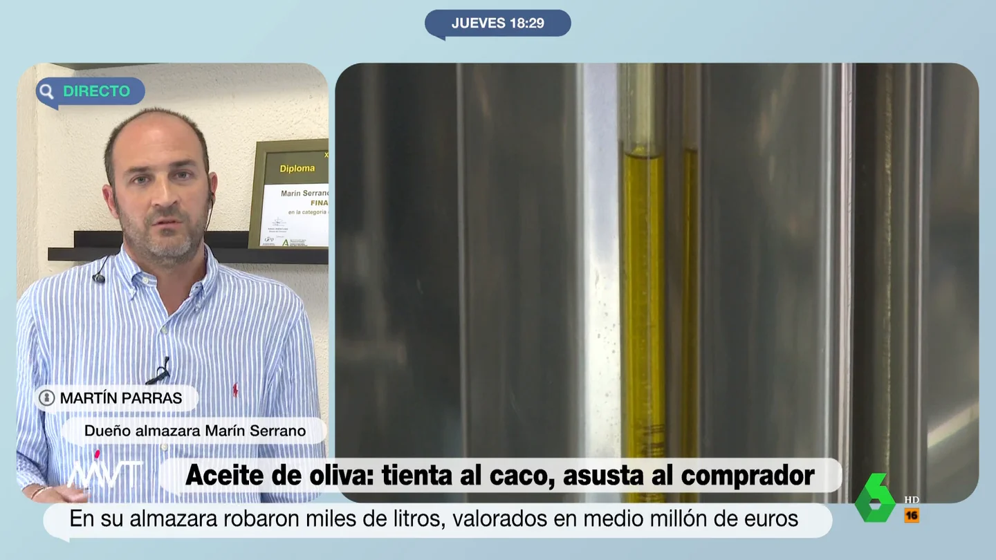 Habla un empresario víctima de robo de aceite de oliva: "Sabían donde tenían que ir" Habla un empresario víctima de robo de aceite de oliva: "Sabían donde tenían que ir"