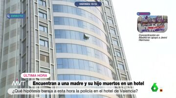 Hallan a una madre y su hijo en un hotel de Valencia