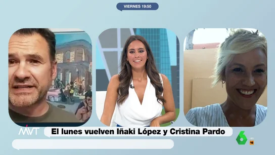 Iñaki López y Cristina Pardo Iñaki López y Cristina Pardo