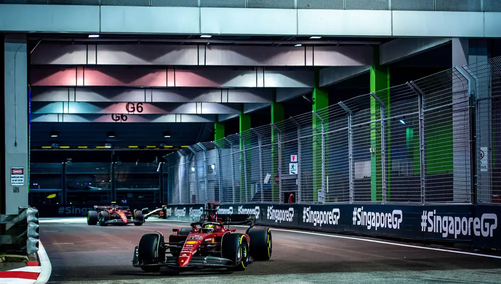 Ferrari en el GP de Singapur 2022