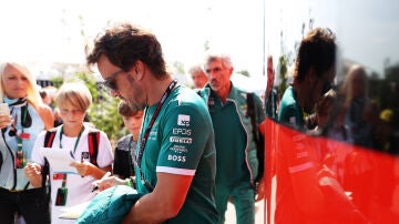 Fernando Alonso en Monza