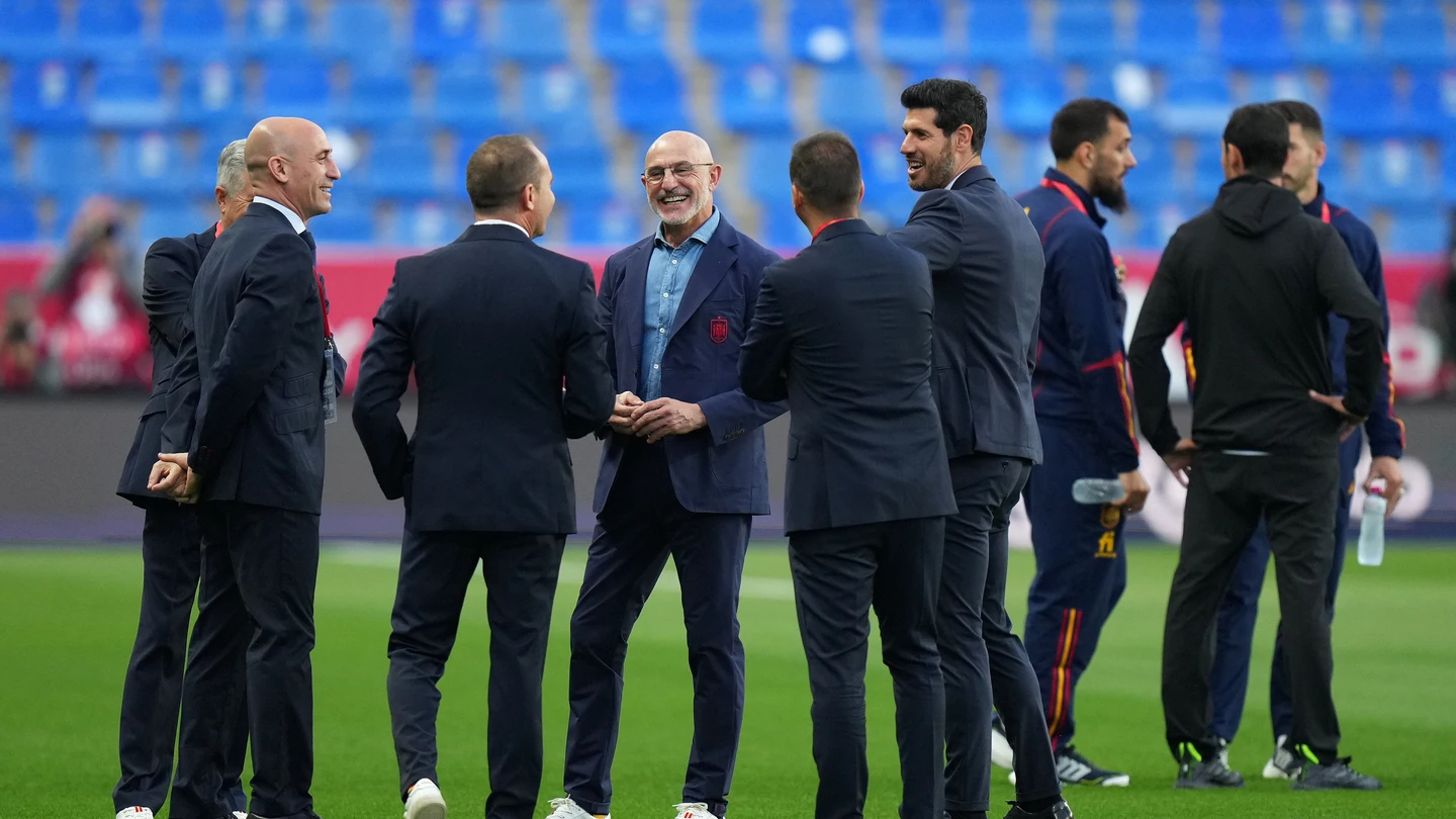 Luis Rubiales y Luis de la Fuente Luis Rubiales y Luis de la Fuente