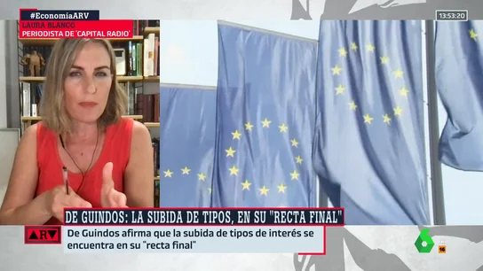Laura Blanco, periodista de 'Capital Radio', en Al Rojo Vivo. Laura Blanco alaba el crecimiento económico de España: "Está salvando muy bien los muebles en un entorno muy deteriorado"