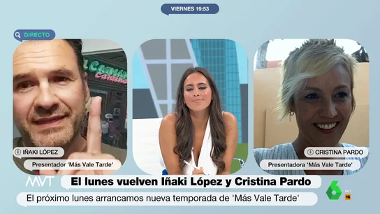 Iñaki López y Cristina Pardo Iñaki López y Cristina Pardo