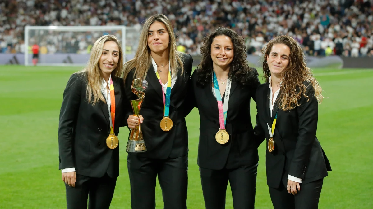 Olga Carmona, Misa Rodríguez, Ivana Andrés y Tere Abelleira