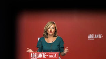  La portavoz del PSOE y ministra de Educación en funciones, Pilar Alegría.