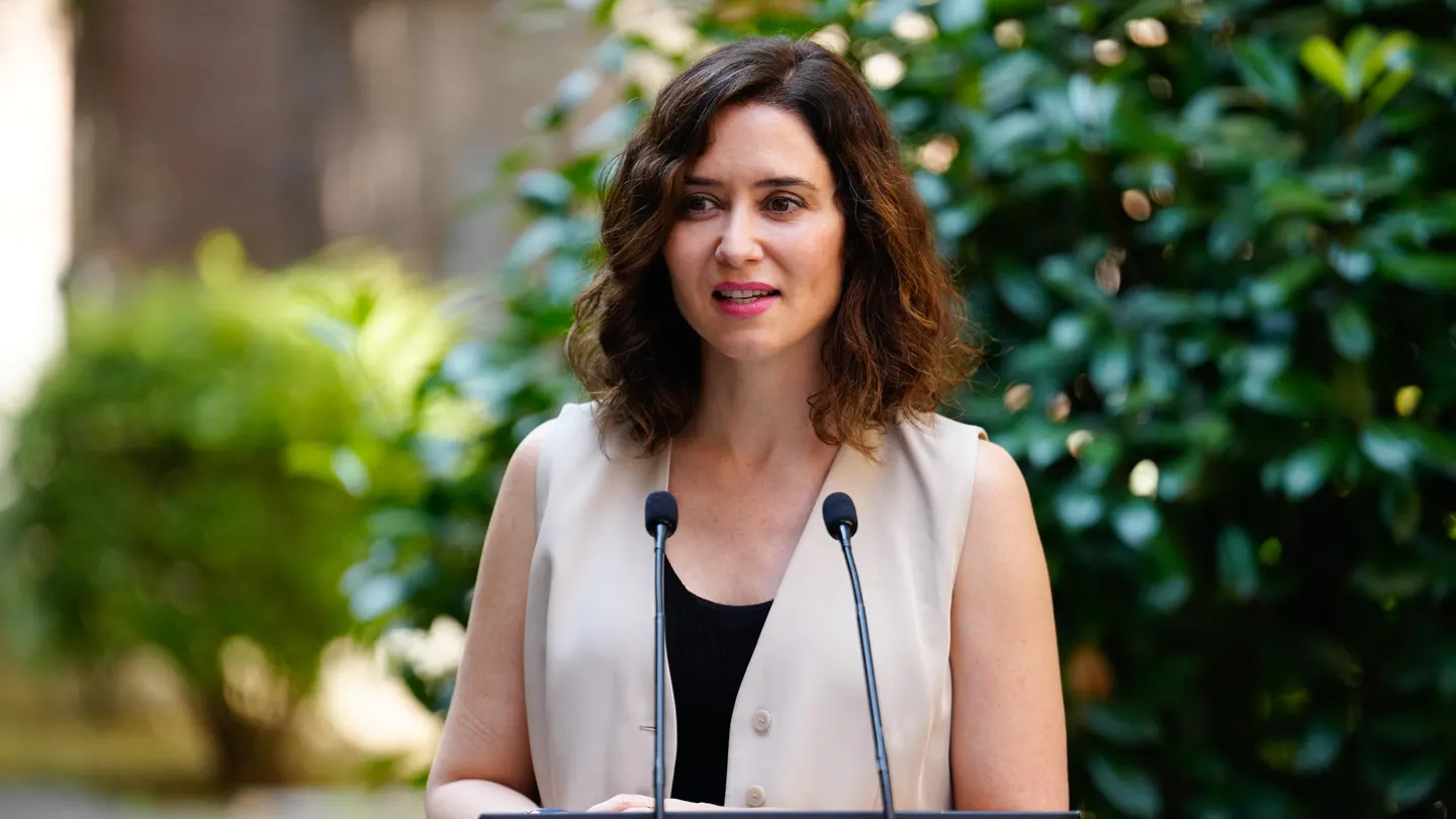 Imagen de la presidenta de la Comunidad de Madrid, Isabel Díaz Ayuso. Imagen de la presidenta de la Comunidad de Madrid, Isabel Díaz Ayuso.