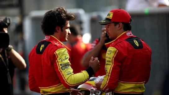 Carlos Sainz y Charles Leclerc Carlos Sainz y Charles Leclerc