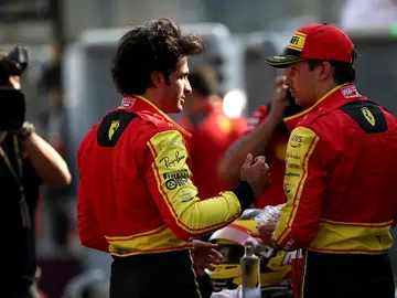 Carlos Sainz y Charles Leclerc