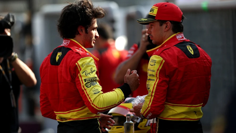 Carlos Sainz y Charles Leclerc