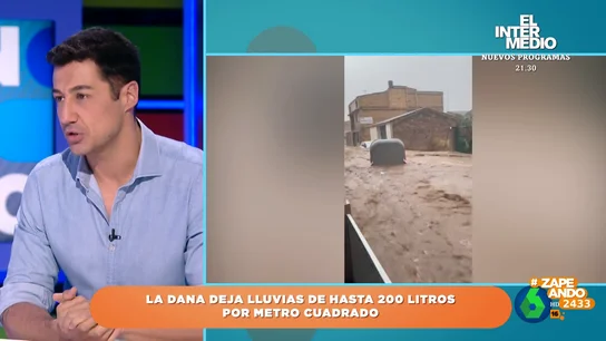 Los efectos de la DANA continúan: Francisco Cacho avisa de una línea de tormentas entre País Vasco y Castilla-La Mancha Los efectos de la DANA continúan: Francisco Cacho avisa de una línea de tormentas entre País Vasco y Castilla-La Mancha