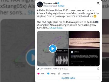 Un avión que se dirigía a Barcelona se ve obligado a dar media vuelta por la 'diarrea' de un pasajero