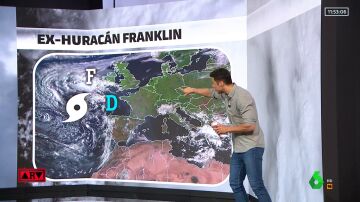 Llega a España una borrasca formada por la fusión del ex-huracán Franklin y la DANA