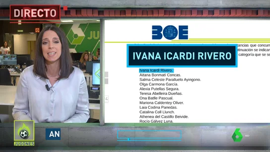 Error en el BOE con las campeonas del mundo: confunden a la capitana Ivana Andrés con una influencer Error en el BOE con las campeonas del mundo: confunden a la capitana Ivana Andrés con una influencer