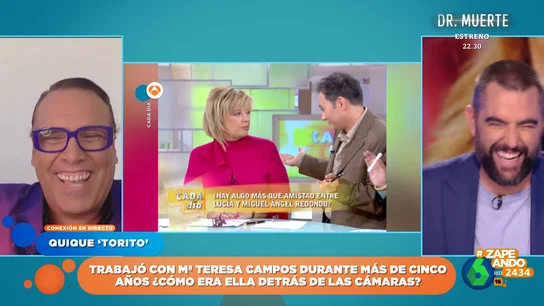 Torito recuerda el día en el que María Teresa Campos le hizo llorar en directo Torito recuerda el día en el que María Teresa Campos le hizo llorar en directo