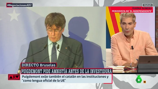 El análisis de Juanma Romero tras escuchar a Puigdemont: "No alumbra un camino fácil" El análisis de Juanma Romero tras escuchar a Puigdemont: "No alumbra un camino fácil"