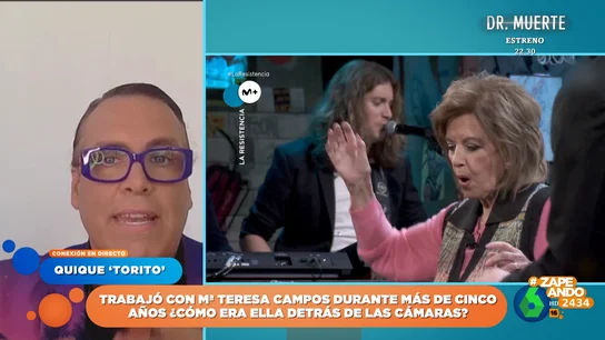 Torito habla de las manías de María Teresa Campos antes de los directos Torito habla de las manías de María Teresa Campos antes de los directos
