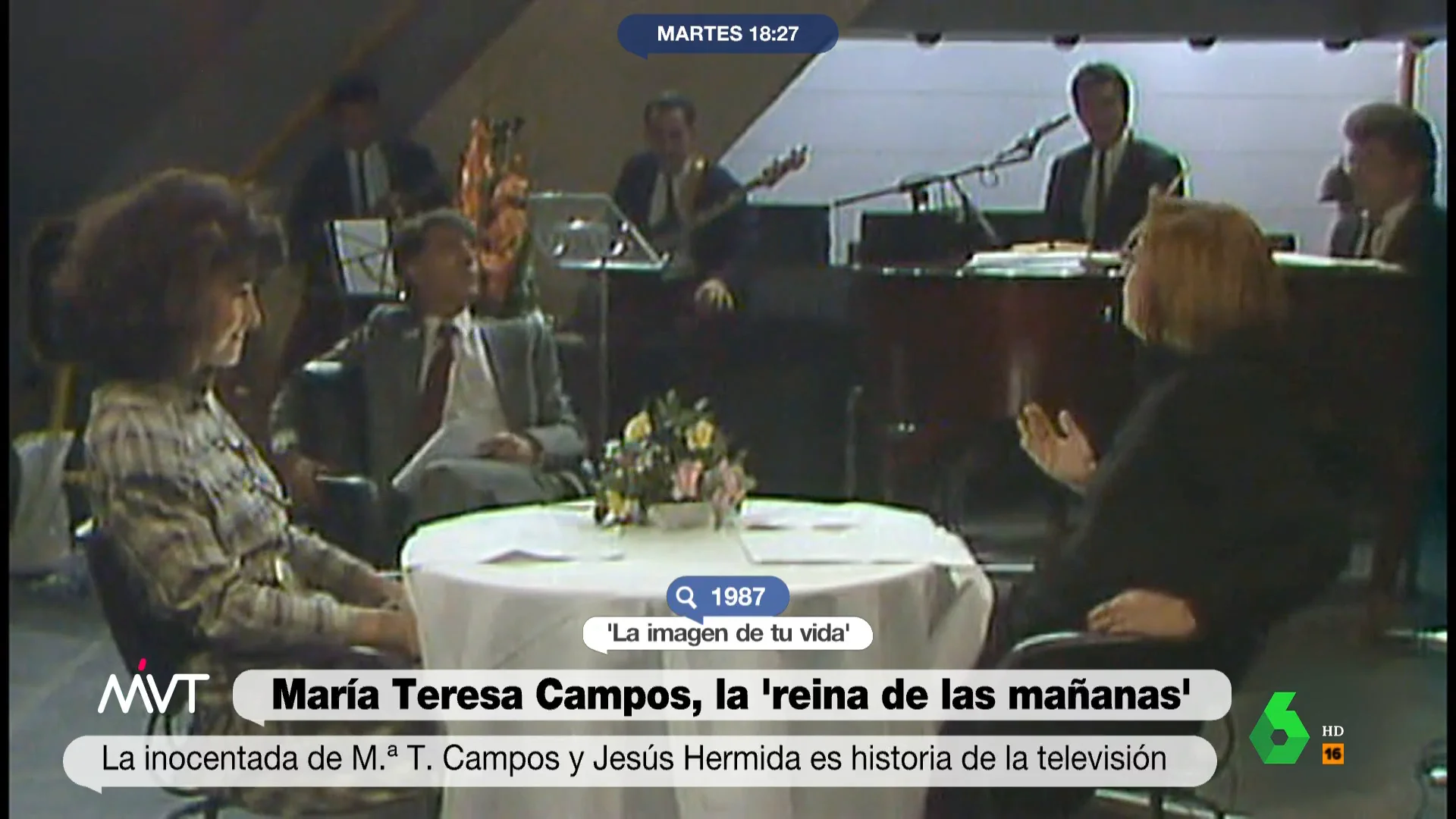 Jesús Hermida y María Teresa Campos