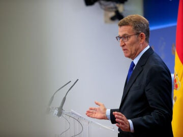 El presidente del PP, Alberto Núñez Feijóo