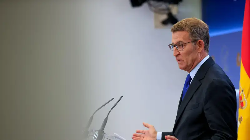 El presidente del PP, Alberto Núñez Feijóo El presidente del PP, Alberto Núñez Feijóo