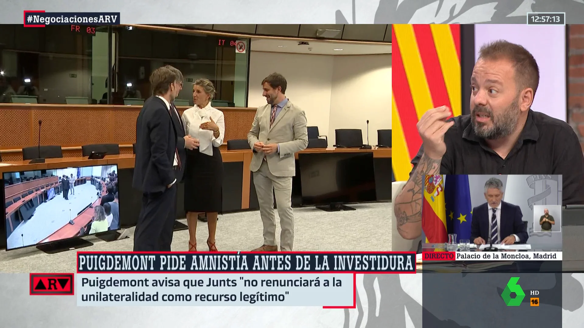 Antonio Maestre, tras escuchar a Puigdemont: "Acaba de hacer el anuncio de que habrá investidura de Sánchez"