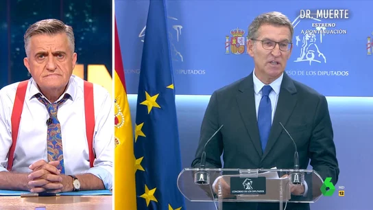 Wyoming analiza por qué Feijóo da las "gracias" a Abascal: "Ni le ha insultado ni le ha intentado dar un piquito" Wyoming analiza por qué Feijóo da las "gracias" a Abascal: "Ni le ha insultado ni le ha intentado dar un piquito"