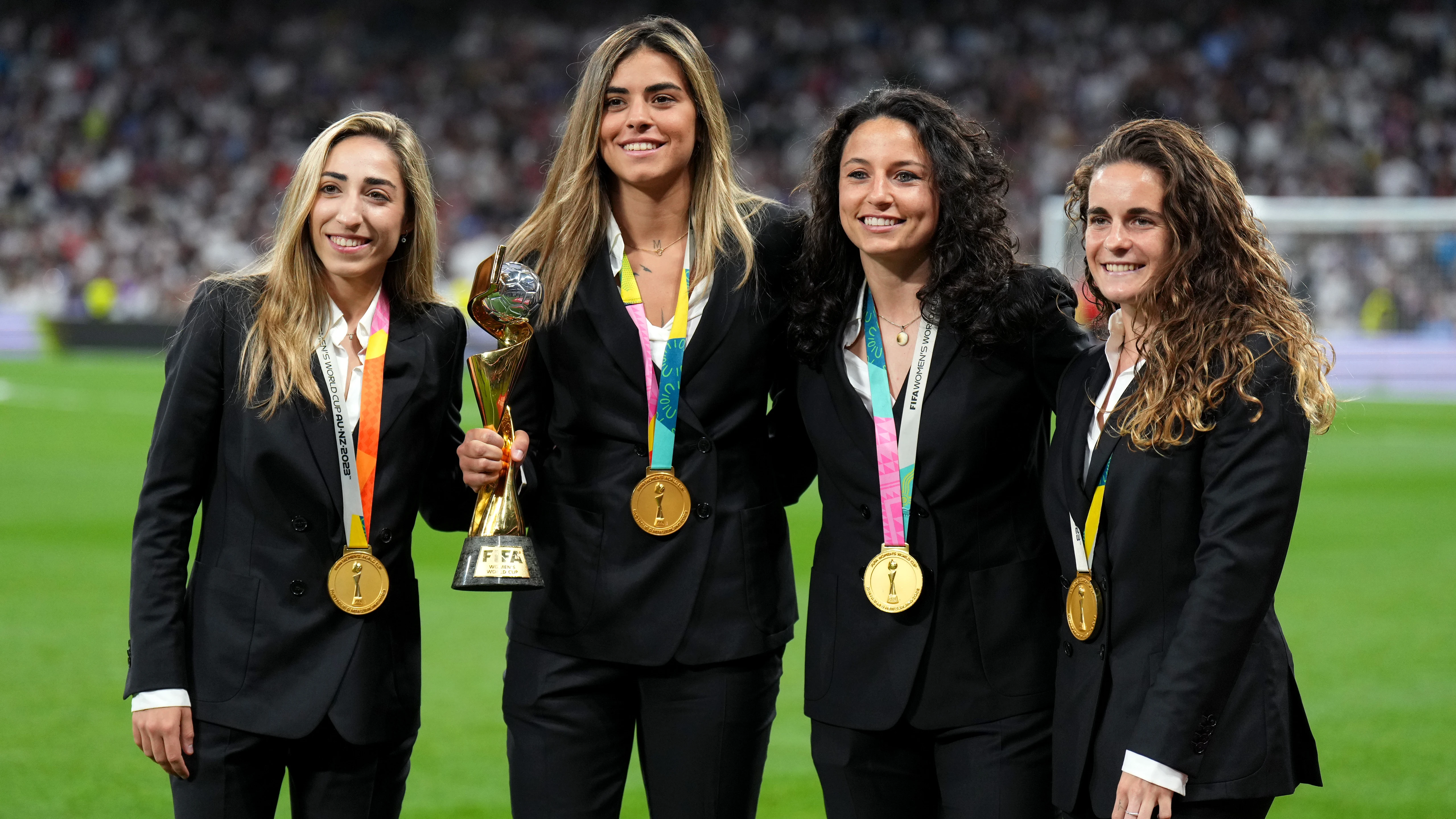 Olga Carmona Garcia, Misa Rodriguez, Ivana Andres y Teresa Abelleira