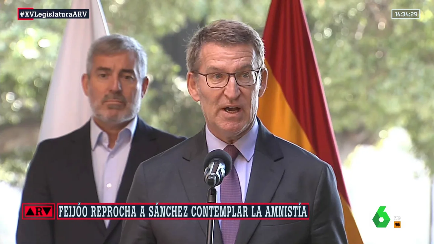 Feijóo pide recapacitar y una legislatura de "grandes pactos" al PSOE Feijóo pide recapacitar y una legislatura de "grandes pactos" al PSOE