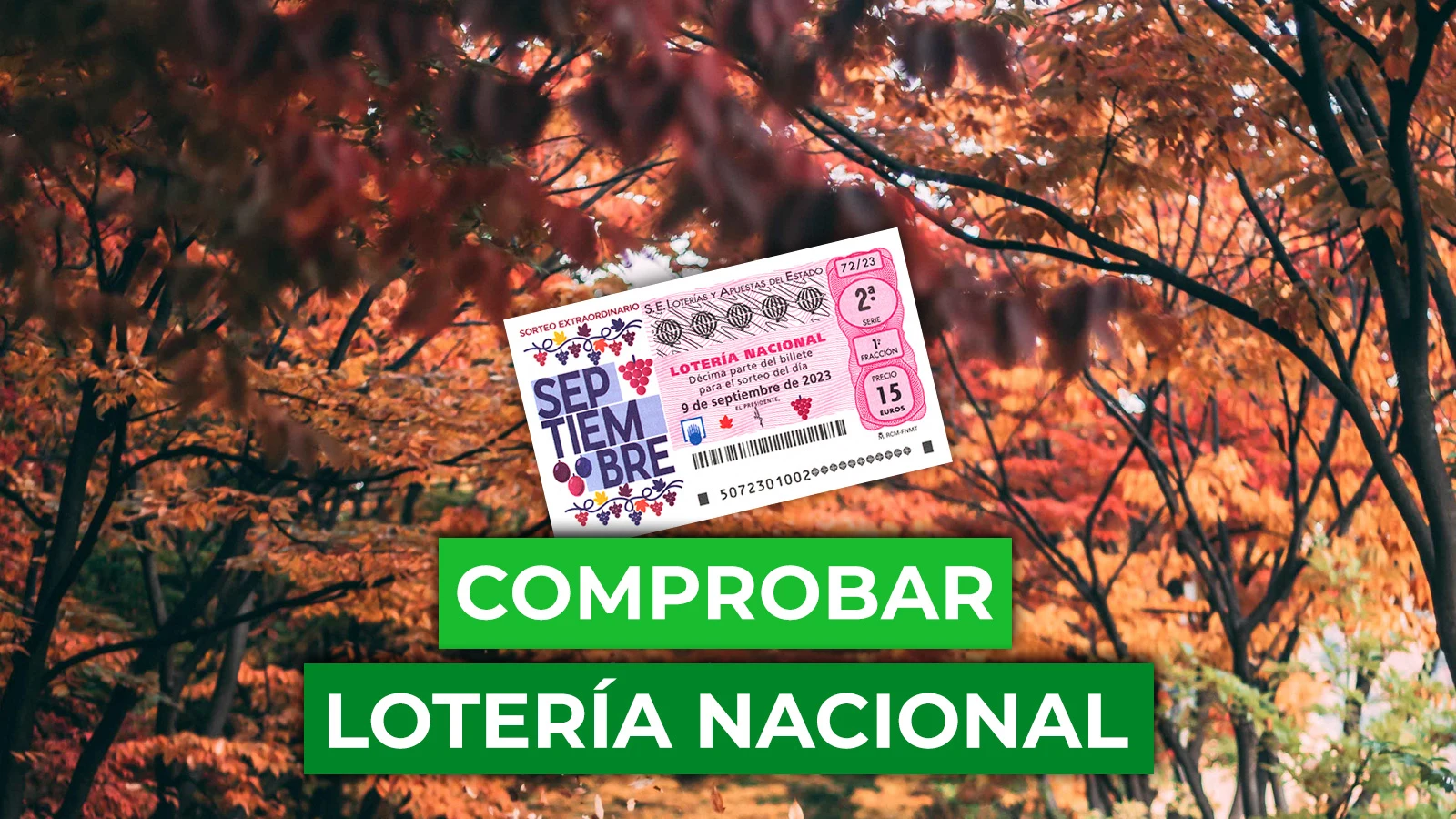 Comprobar Lotería Nacional de Septiembre: resultado del Sorteo Extraordinario del sábado 3 de septiembre de 2022 Comprobar Lotería Nacional de Septiembre: resultado del Sorteo Extraordinario del sábado 3 de septiembre de 2022