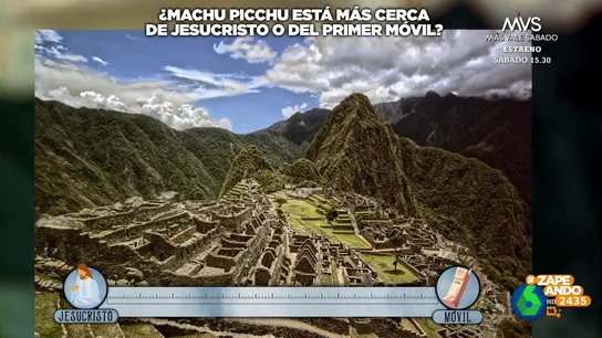 De Jesucristo o del primer móvil, ¿de qué está más cerca la construcción de la ciudad de Machu Picchu? De Jesucristo o del primer móvil, ¿de qué está más cerca la construcción de la ciudad de Machu Picchu?