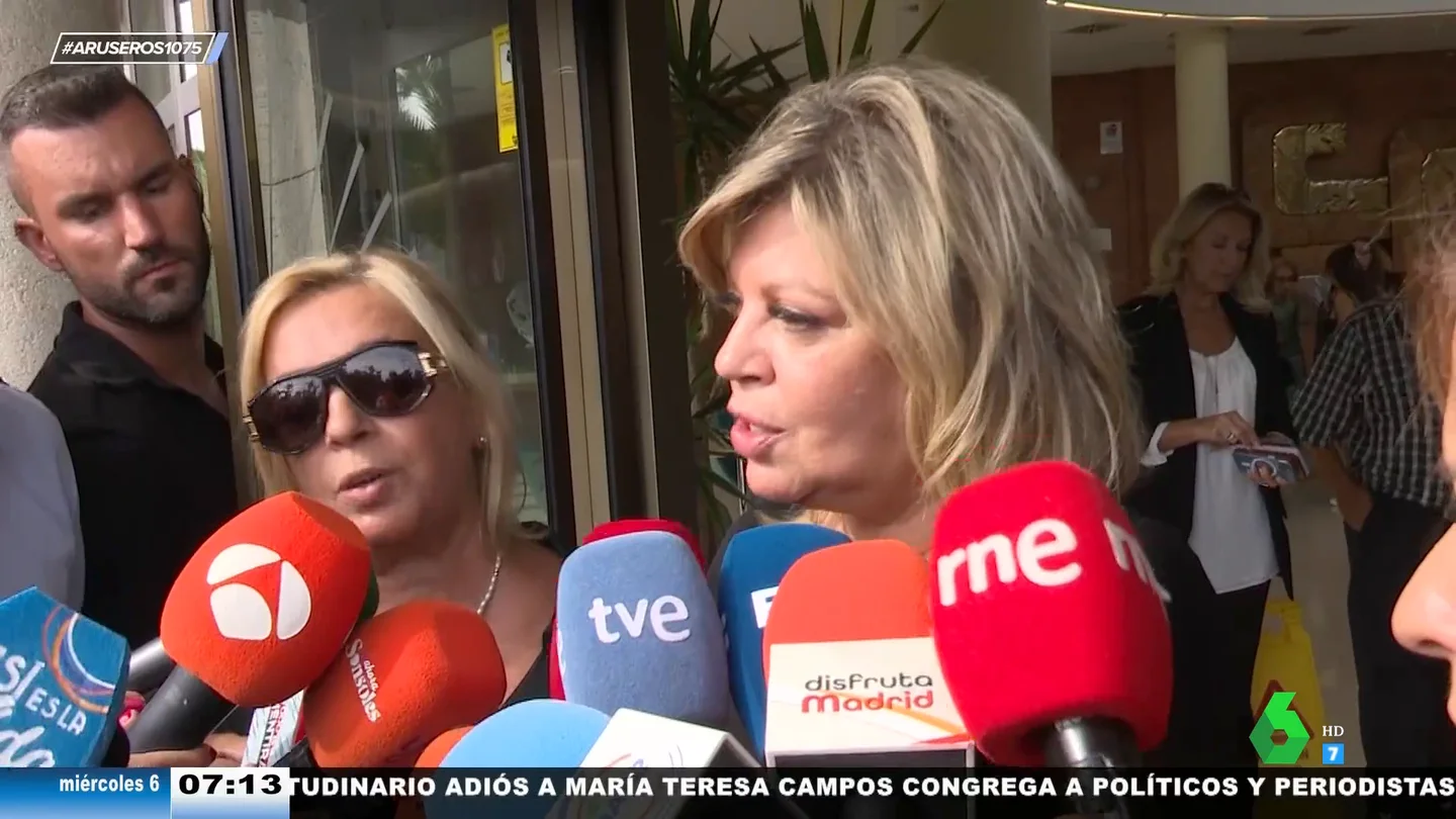 Terelu habla del "camino difícil" que atravesó María Teresa Campos: "Merecía tener intocable su dignidad" Terelu habla del "camino difícil" que atravesó María Teresa Campos: "Merecía tener intocable su dignidad"