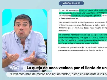 Ramón Espinar estalla contra los vecinos que se quejan del llanto de un bebé: &quot;¡Vete a la mierda!&quot;