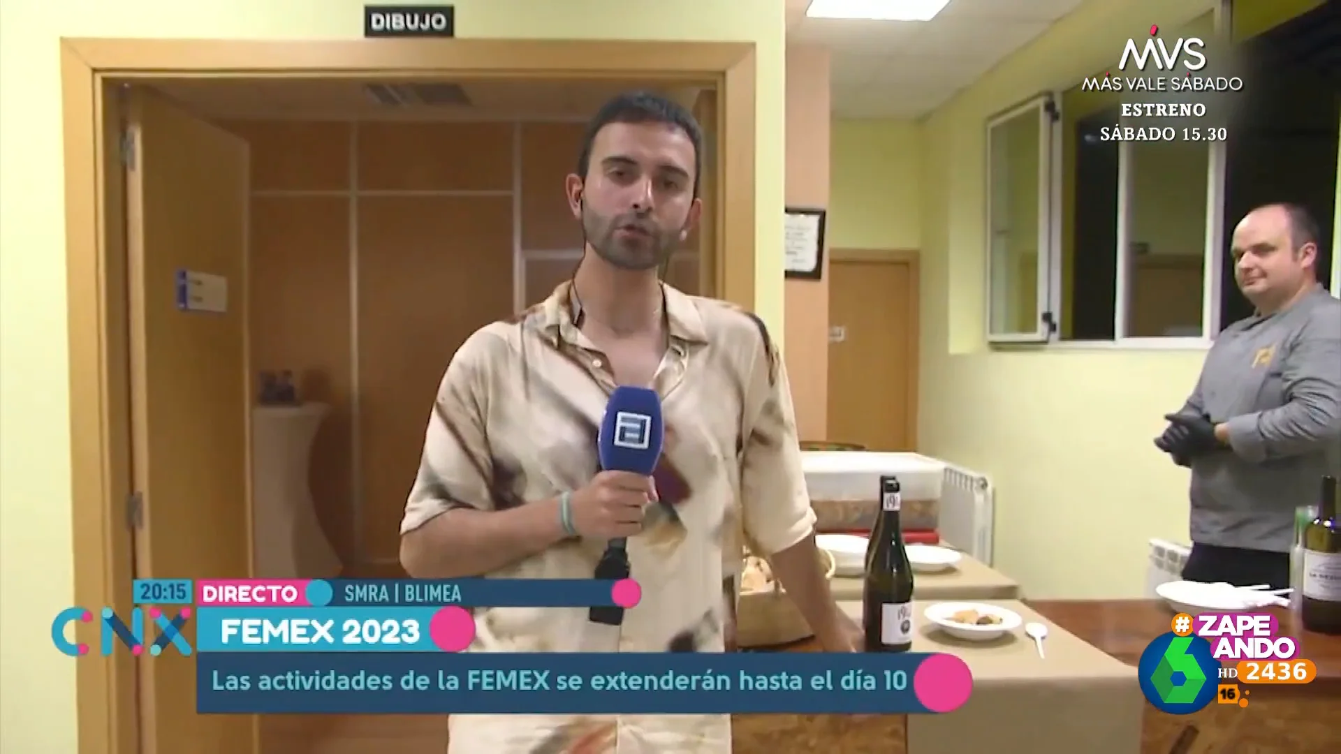 "¿A quién no le gusta comerse un nabo?": la conexión en directo de un reportero que deja sin palabras a Dani Mateo