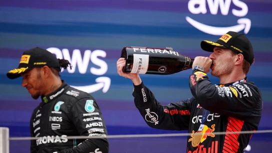 Lewis Hamilton y Max Verstappen Lewis Hamilton y Max Verstappen