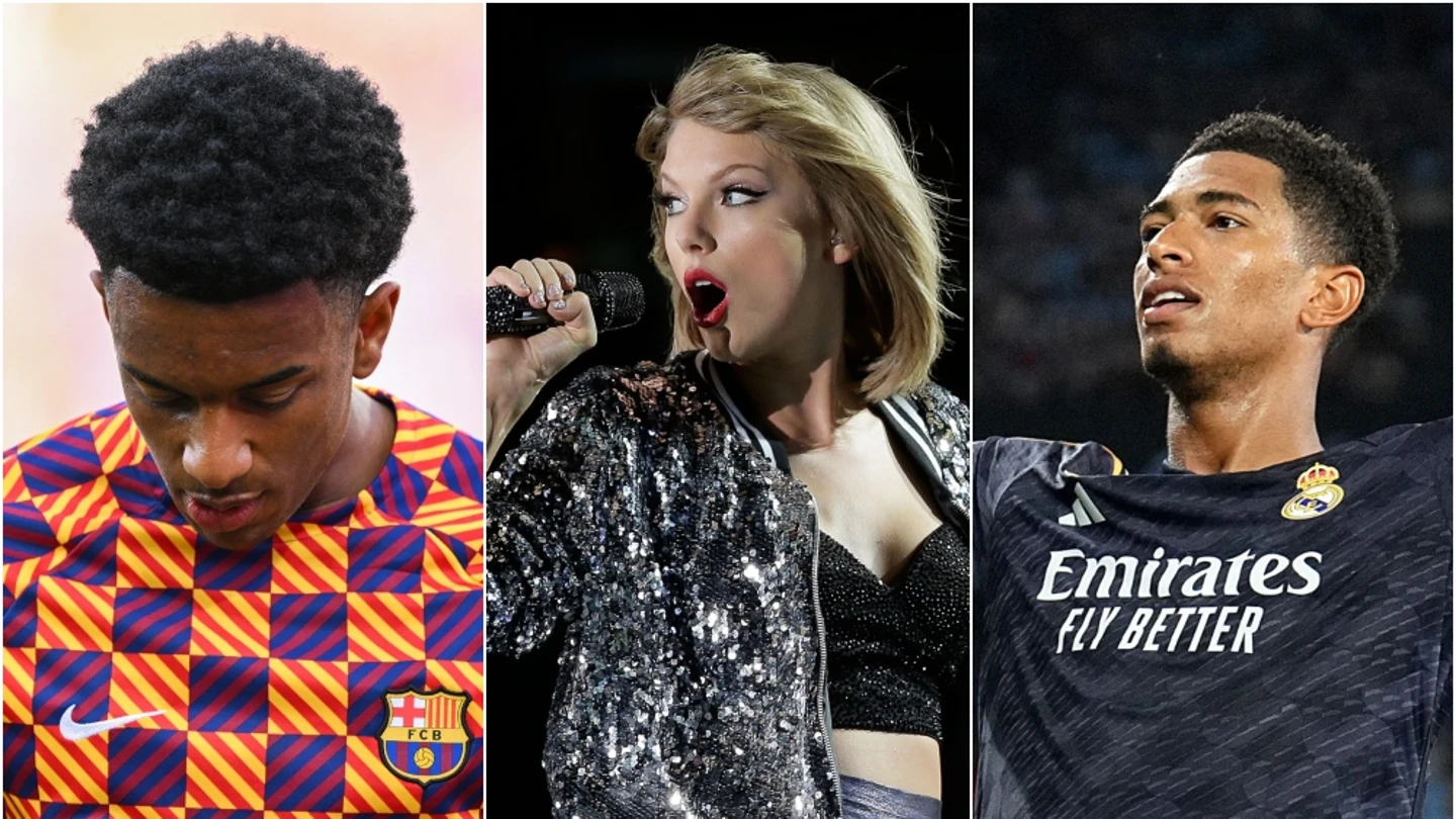 Alejandro Balde, Taylor Swift y Jude Bellingham Alejandro Balde, Taylor Swift y Jude Bellingham