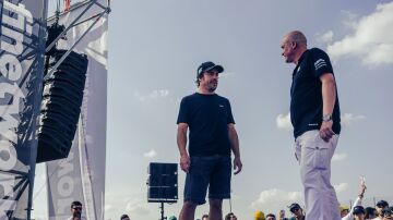 Fernando Alonso, en un acto en el Jarama