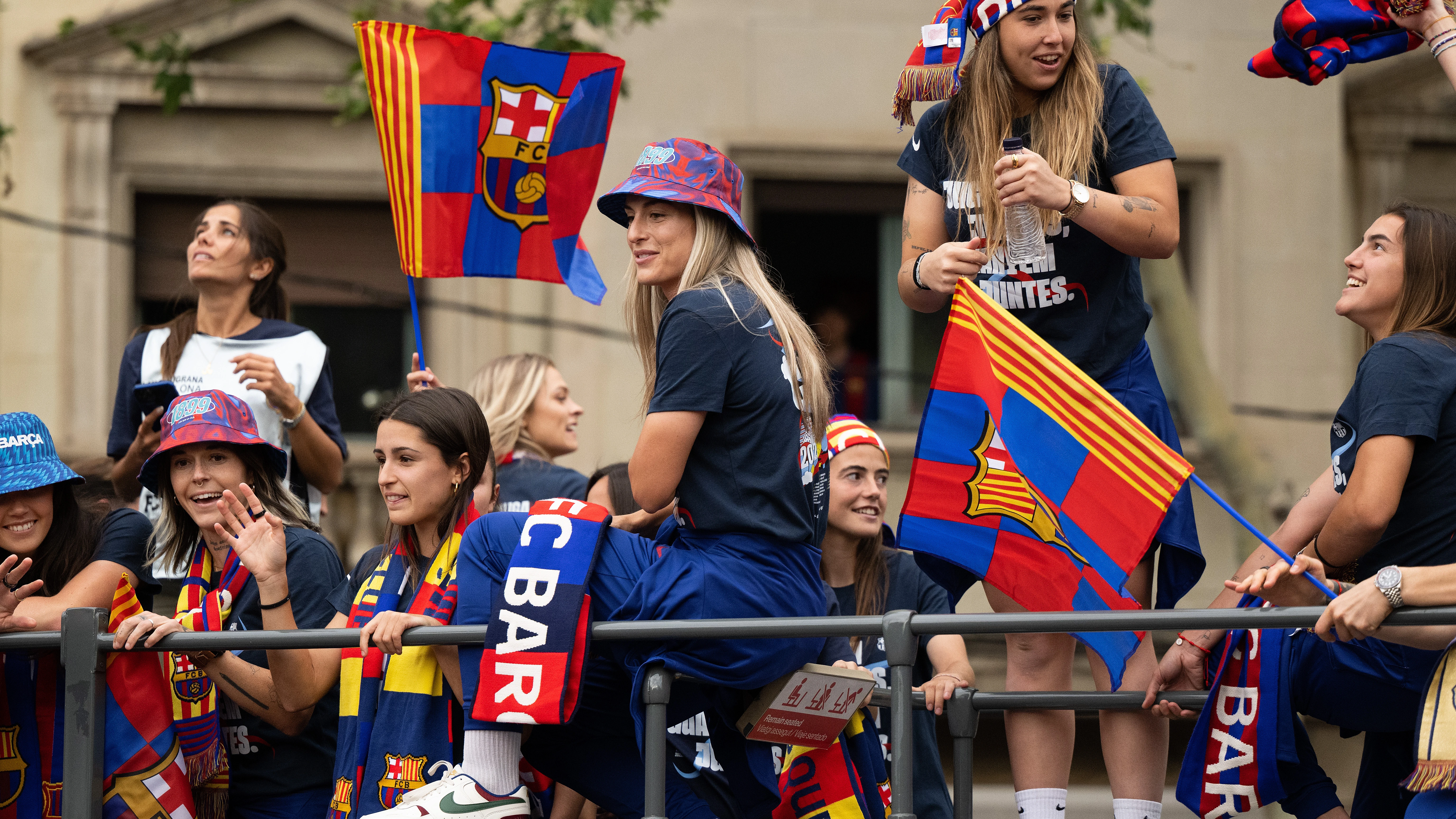 Celebración de Liga del Barça