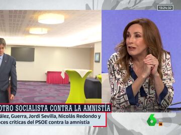 Angélica Rubio, tajante: "Pones a Gandhi al frente del PSOE y habría un 30% de críticos"
