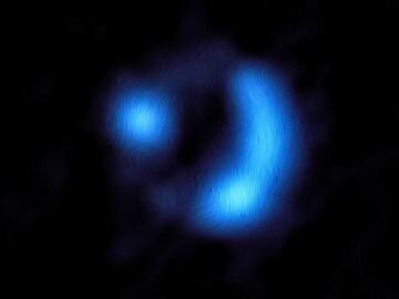 Detectan por primera vez el campo magnético de una galaxia muy lejana
