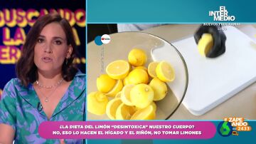 ¿En qué consiste la dieta del limón? Boticaria García asegura que supone "un peligro de salud pública importante"