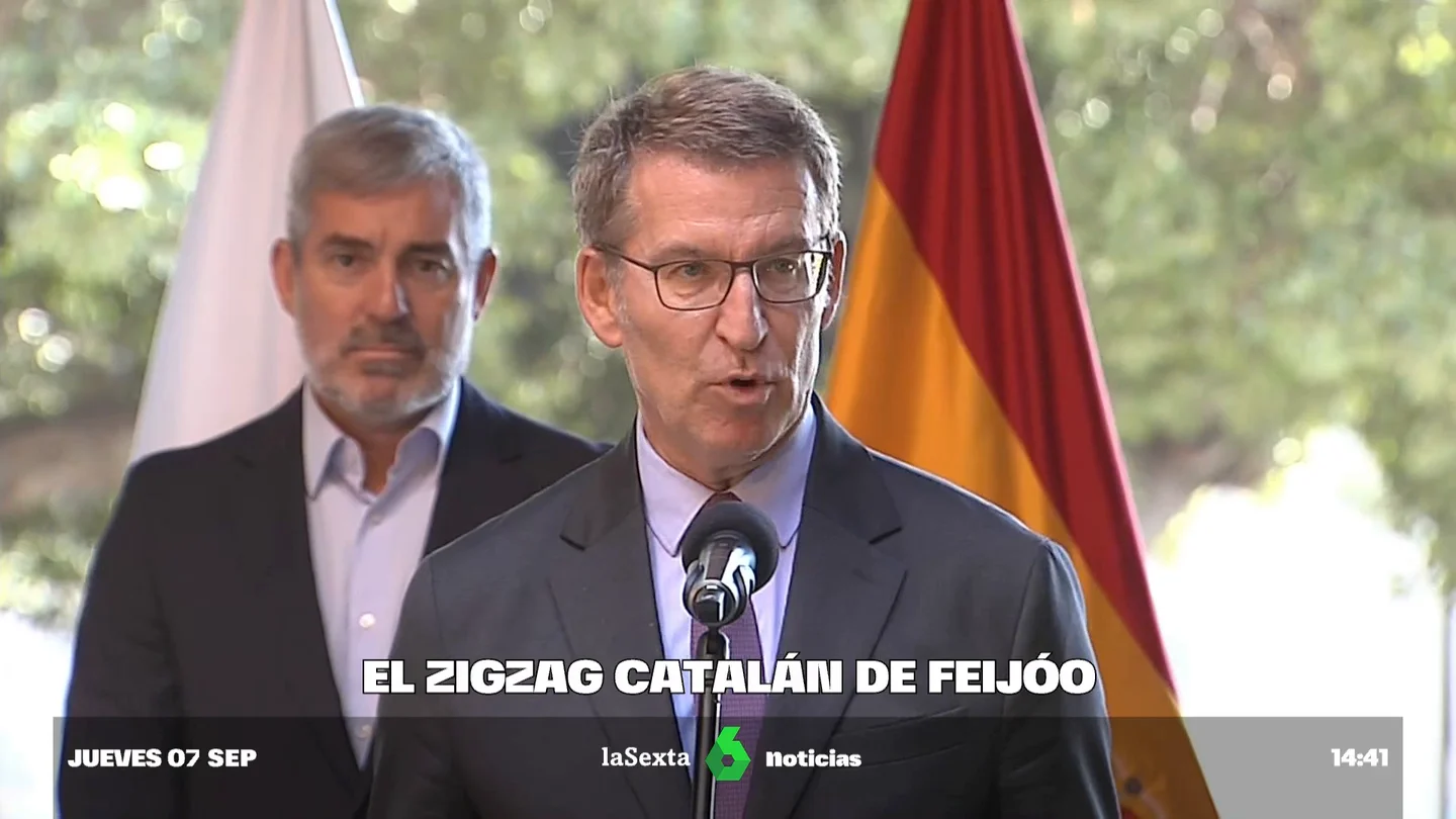 El nuevo bandazo de Feijóo para armar su investidura pasa ahora por el "encaje" territorial de Cataluña El nuevo bandazo de Feijóo para armar su investidura pasa ahora por el "encaje" territorial de Cataluña