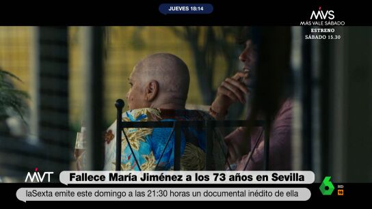 Im&aacute;genes in&eacute;ditas de Mar&iacute;a Jim&eacute;nez mostrando las consecuencias de su c&aacute;ncer de pulm&oacute;n: "Llevo una peluca"