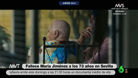 Imágenes inéditas de María Jiménez mostrando las consecuencias de su cáncer de pulmón: "Llevo una peluca"
